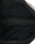 GG Supreme Monogram Web Messenger Bag Black