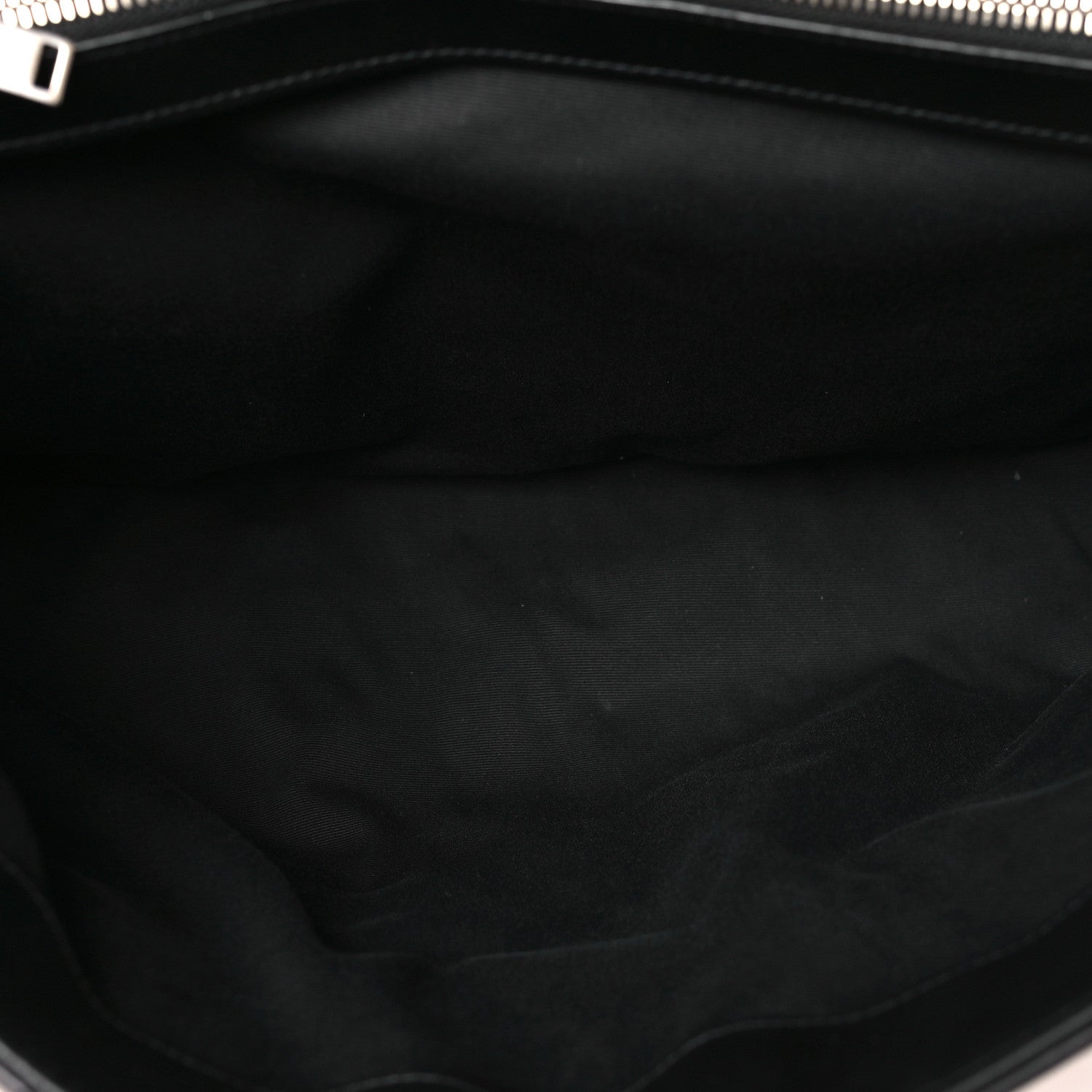 Calfskin Y Quilted Monogram Large Loulou Chain Satchel Black