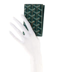 Goyardine Saint Pierre Card Holder Green
