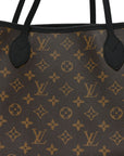 Monogram Calfskin Neo Neverfull Inside Out MM Black