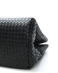 Nappa Intrecciato Milano Tote Black