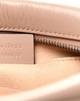 Calfskin Matelasse Small GG Marmont Chain Shoulder Bag Porcelain Rose