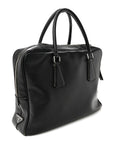 Saffiano Travel Briefcase Black