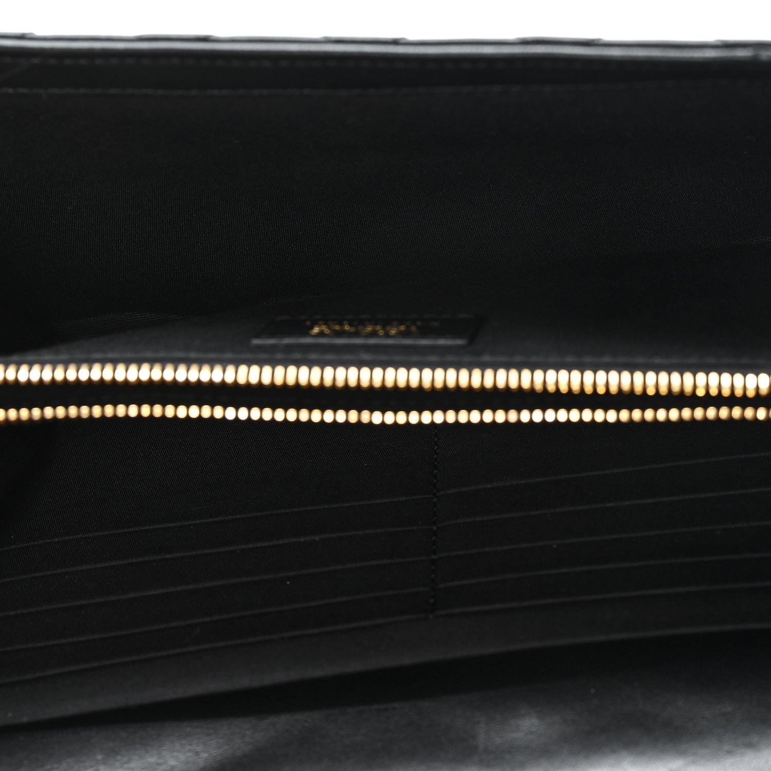 Lambskin Quilted Medusa Wallet On Chain Crossbody Black