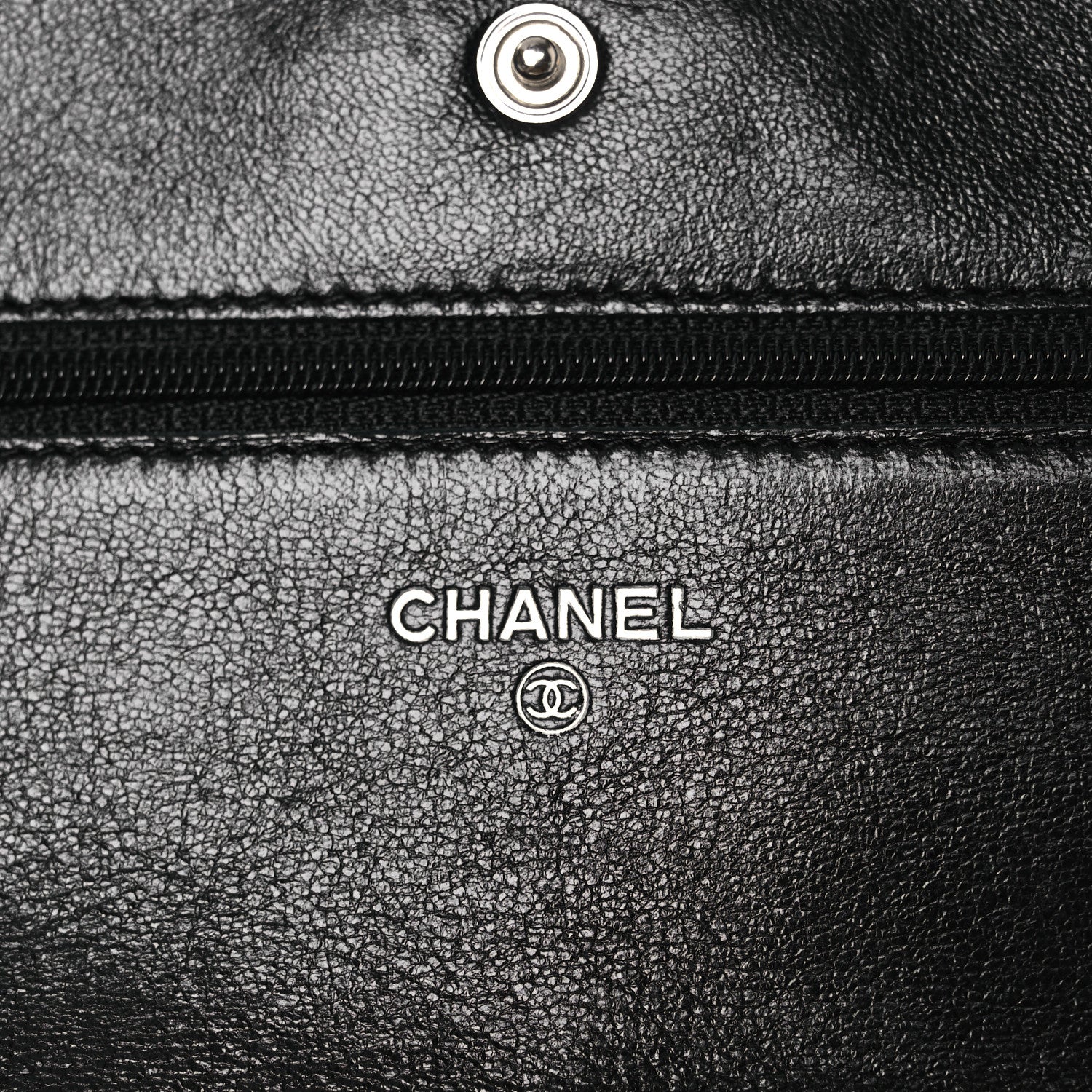 Aged Calfskin Quilted Reissue Wallet On Chain WOC Black