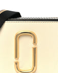 Saffiano Small Snapshot Camera Bag Cloud White Multicolor
