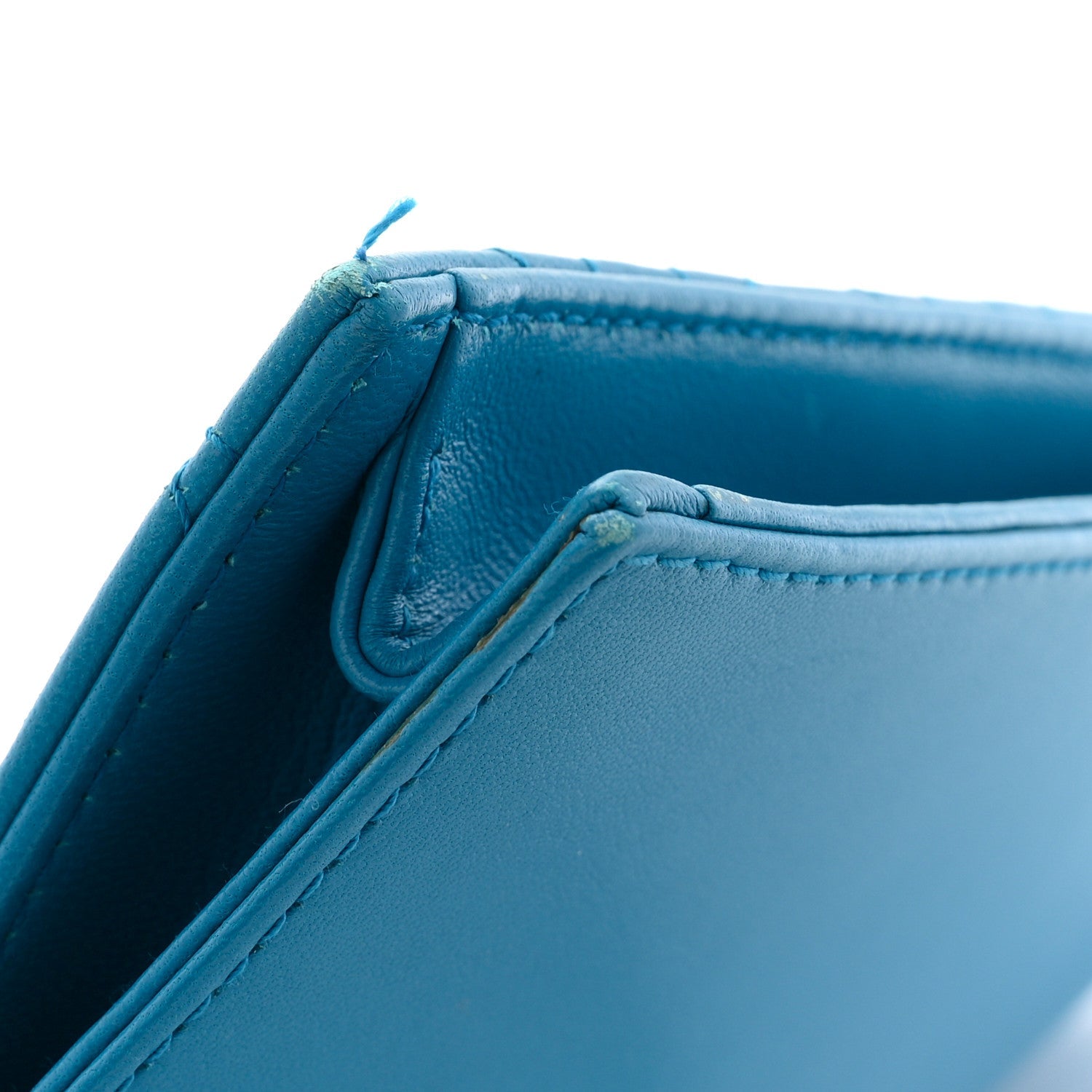 Lambskin Cannage Lady D1OR Convertible Clutch Blue