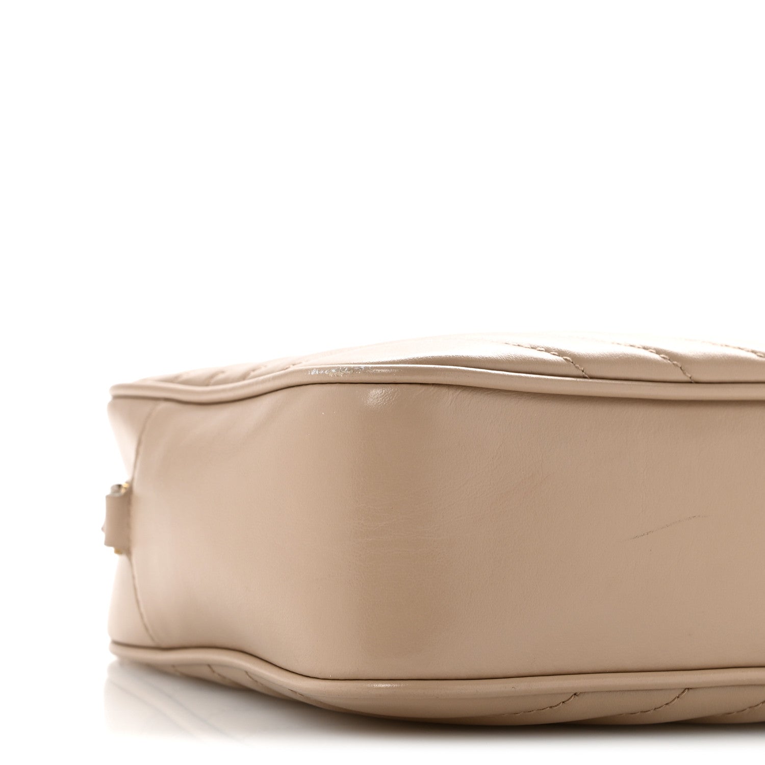 Calfskin Matelasse Monogram Lou Camera Bag Dark Beige