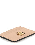 Calfskin Medusa Card Holder Brown