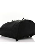 Nylon Vela Saffiano Small Cinch Backpack Black