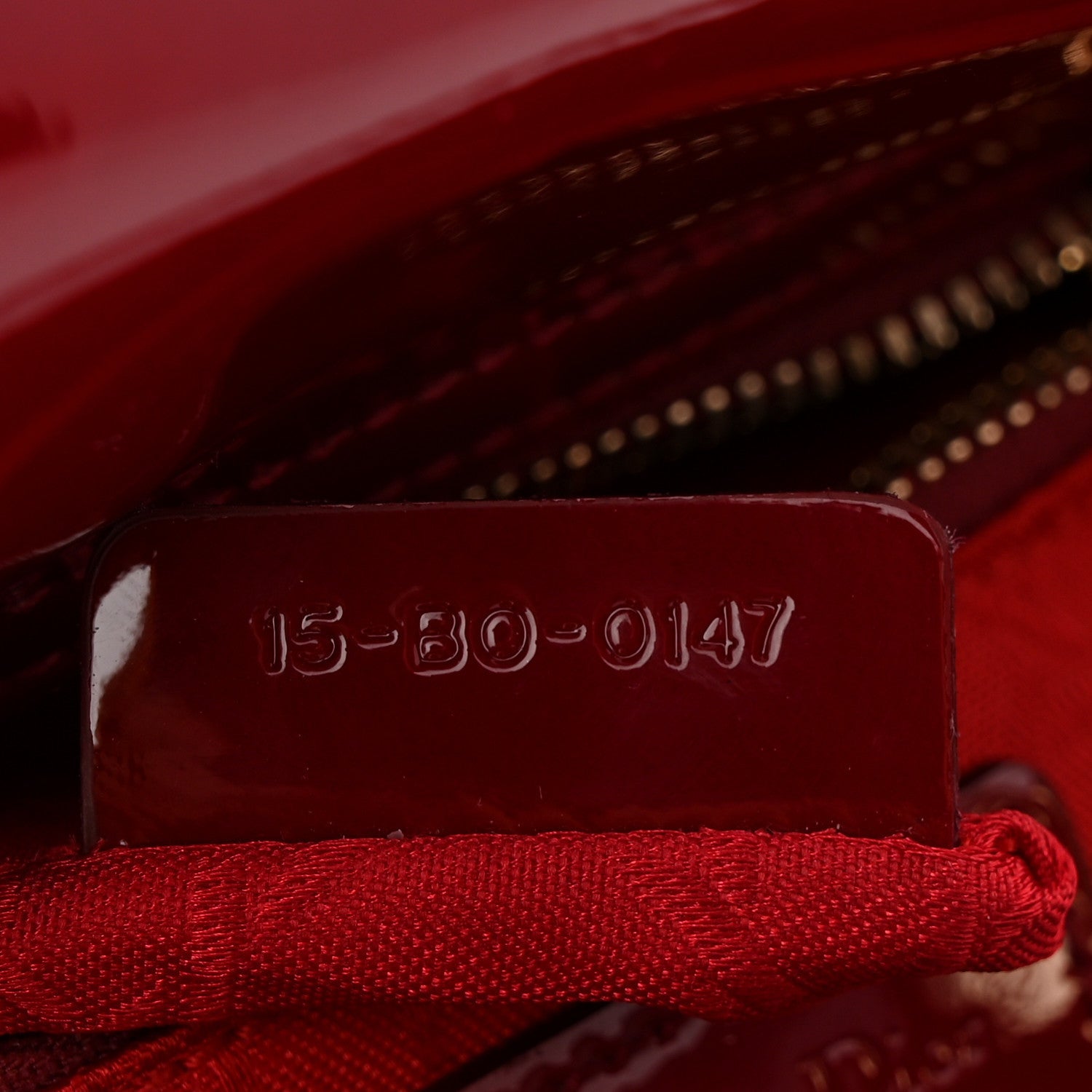 Patent Cannage Mini Lady D1OR Red