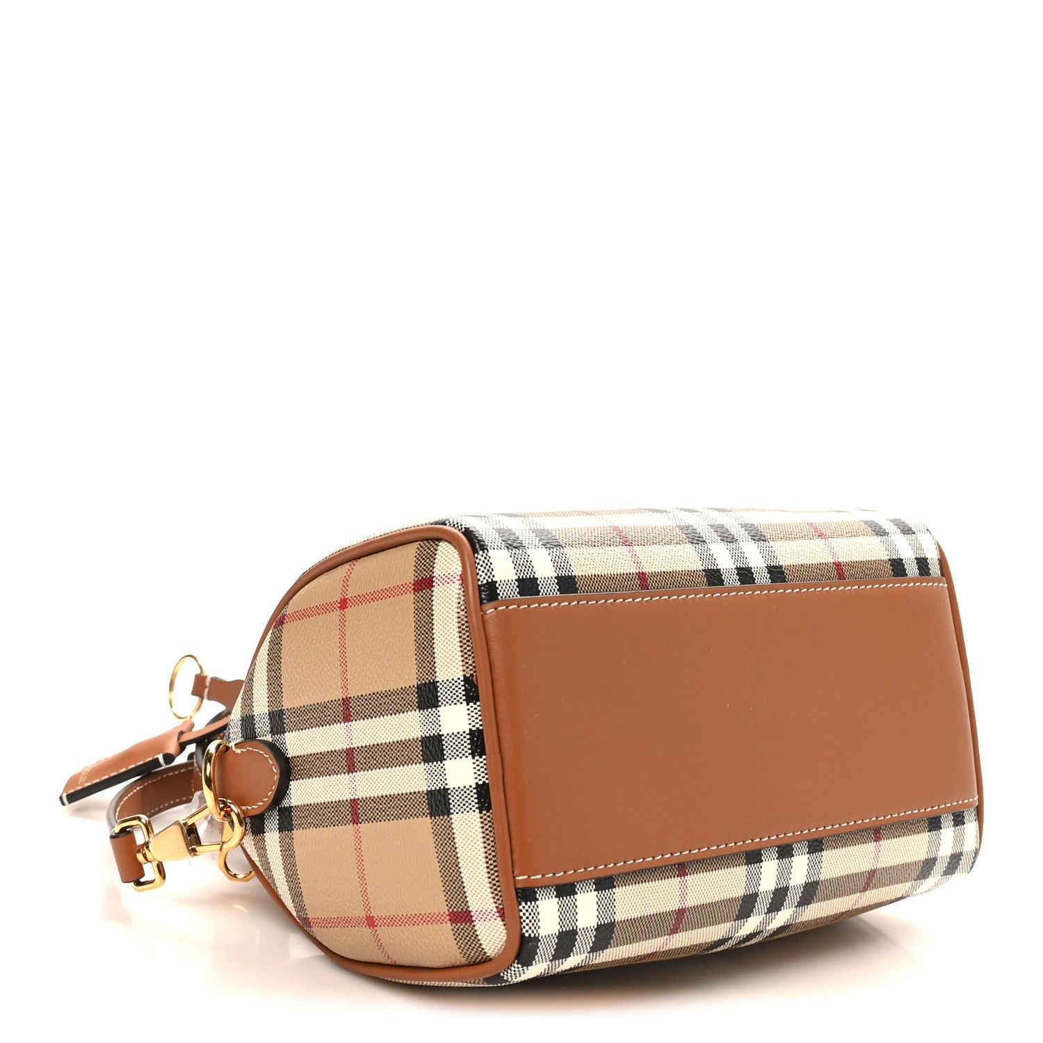 Vintage Check Mini Bowling Bag Briar Brown