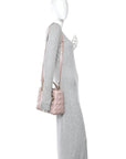 Pearly Lambskin Cannage Medium Lady D1OR Lotus