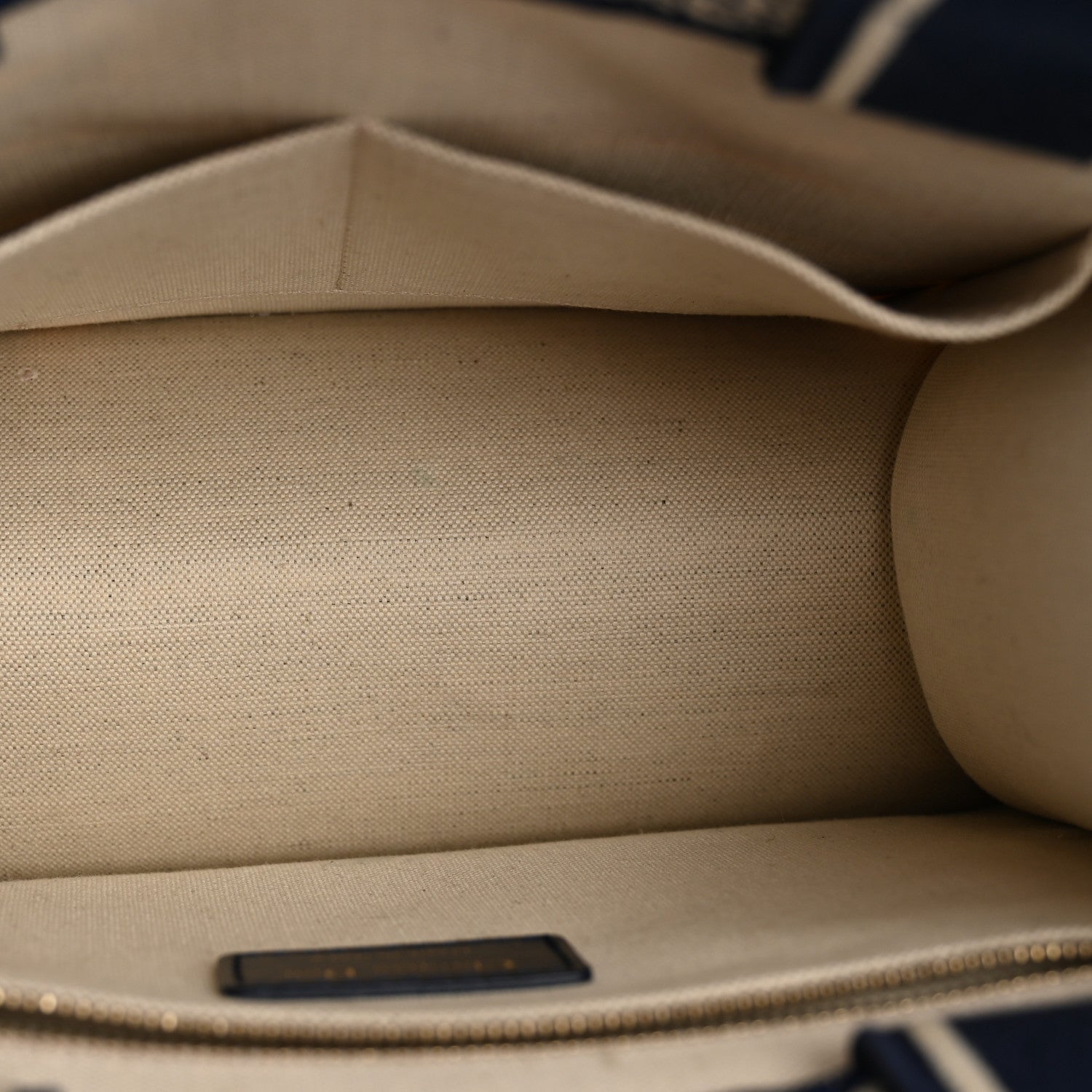 Calfskin D1ORiviera Toile De Jouy Small Book Tote With Strap Blue Multicolor