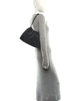 Suede Calfskin Intrecciato Medium Dustbag Grey