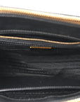 Saffiano Small Galleria Double Zip Tote Black