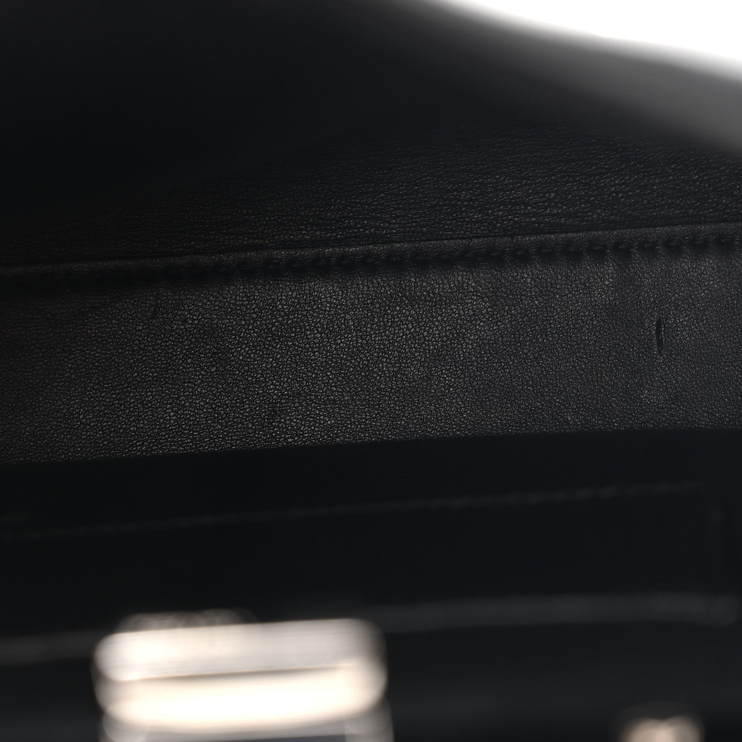 Nappa Lace Up Mini Peekaboo Iconic Satchel Black
