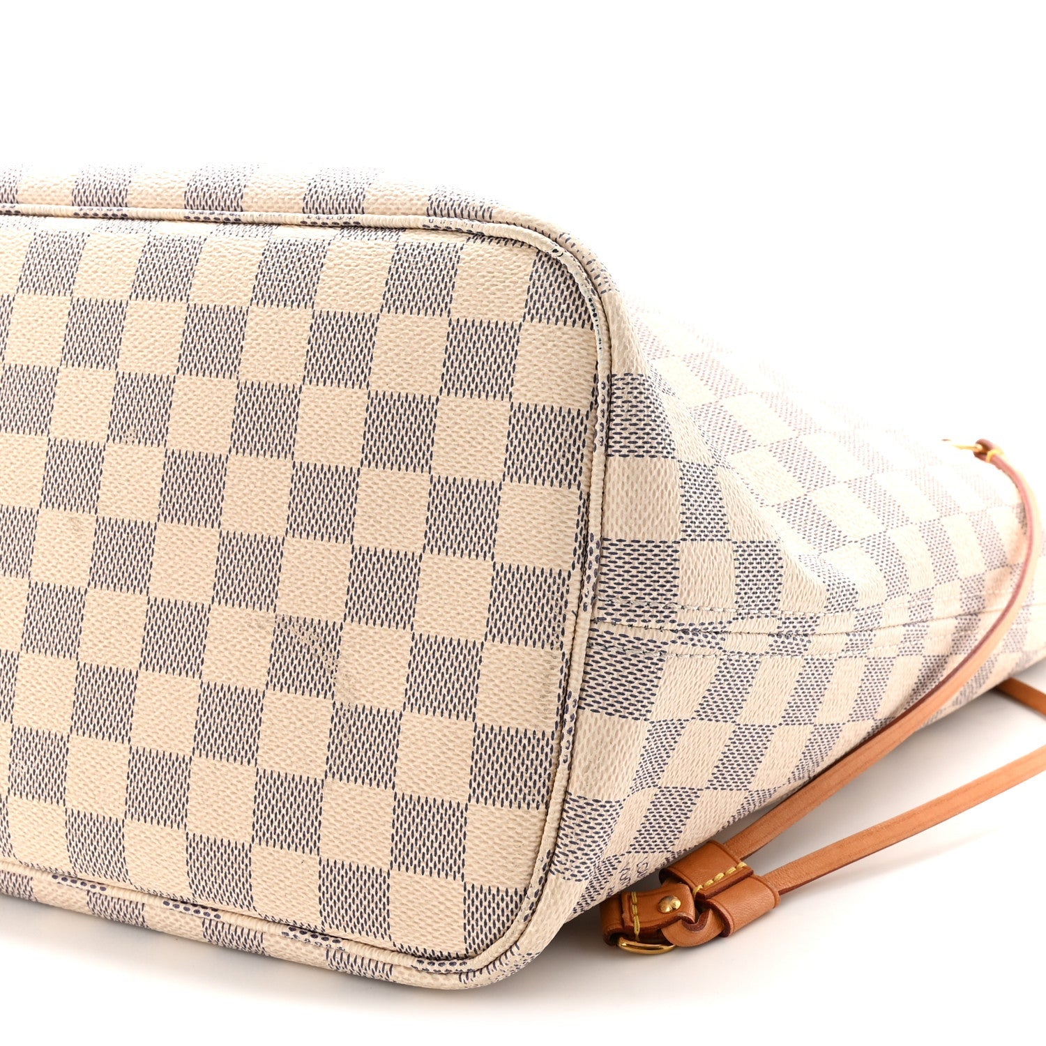 Damier Azur Neo Neverfull MM Rose Ballerine
