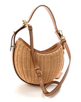 Wicker Arque Shoulder Bag Natural