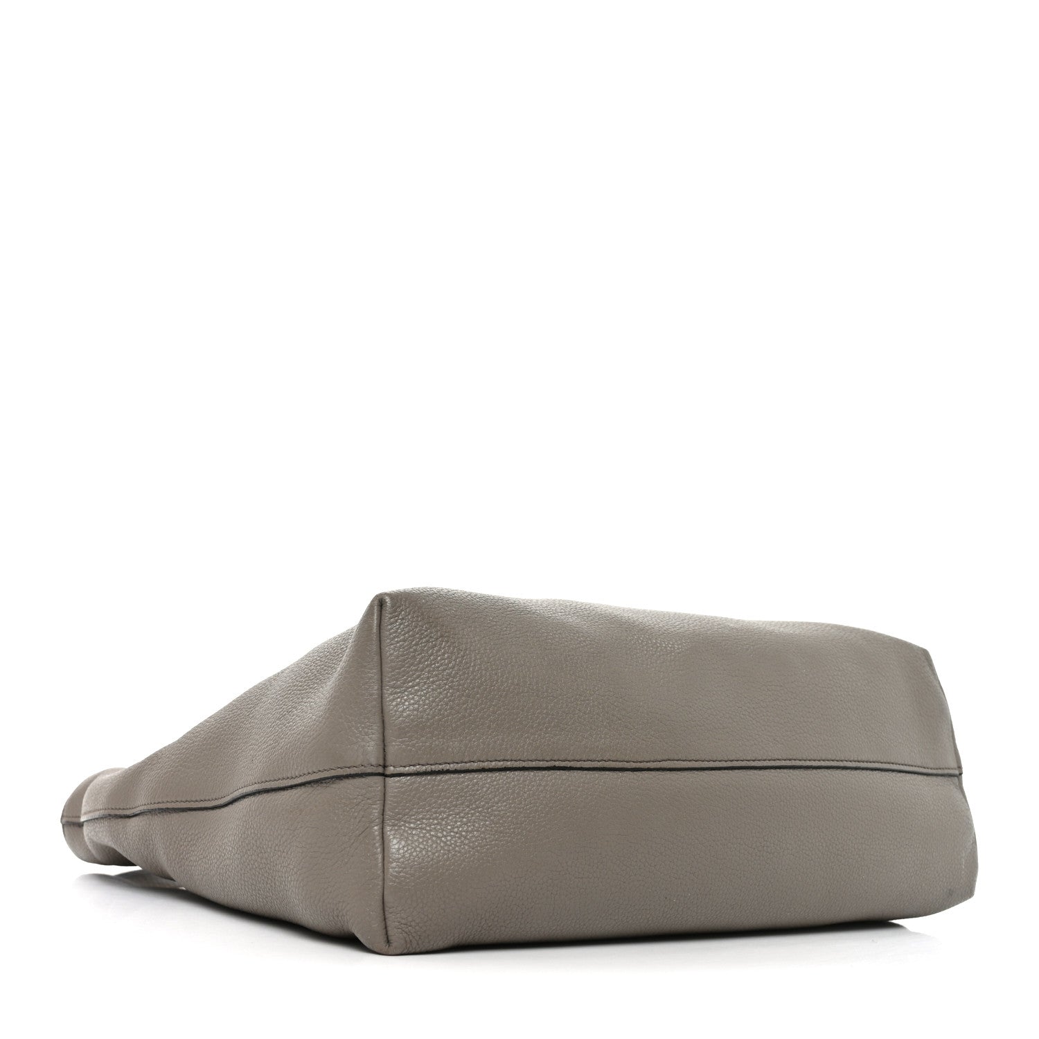Vitello Daino Zippered Tote Argilla
