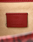 Snakeskin Mini Dionysus Shoulder Bag Red