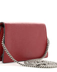 Calfskin Super Mini Dionysus Shoulder Bag Hibiscus Red