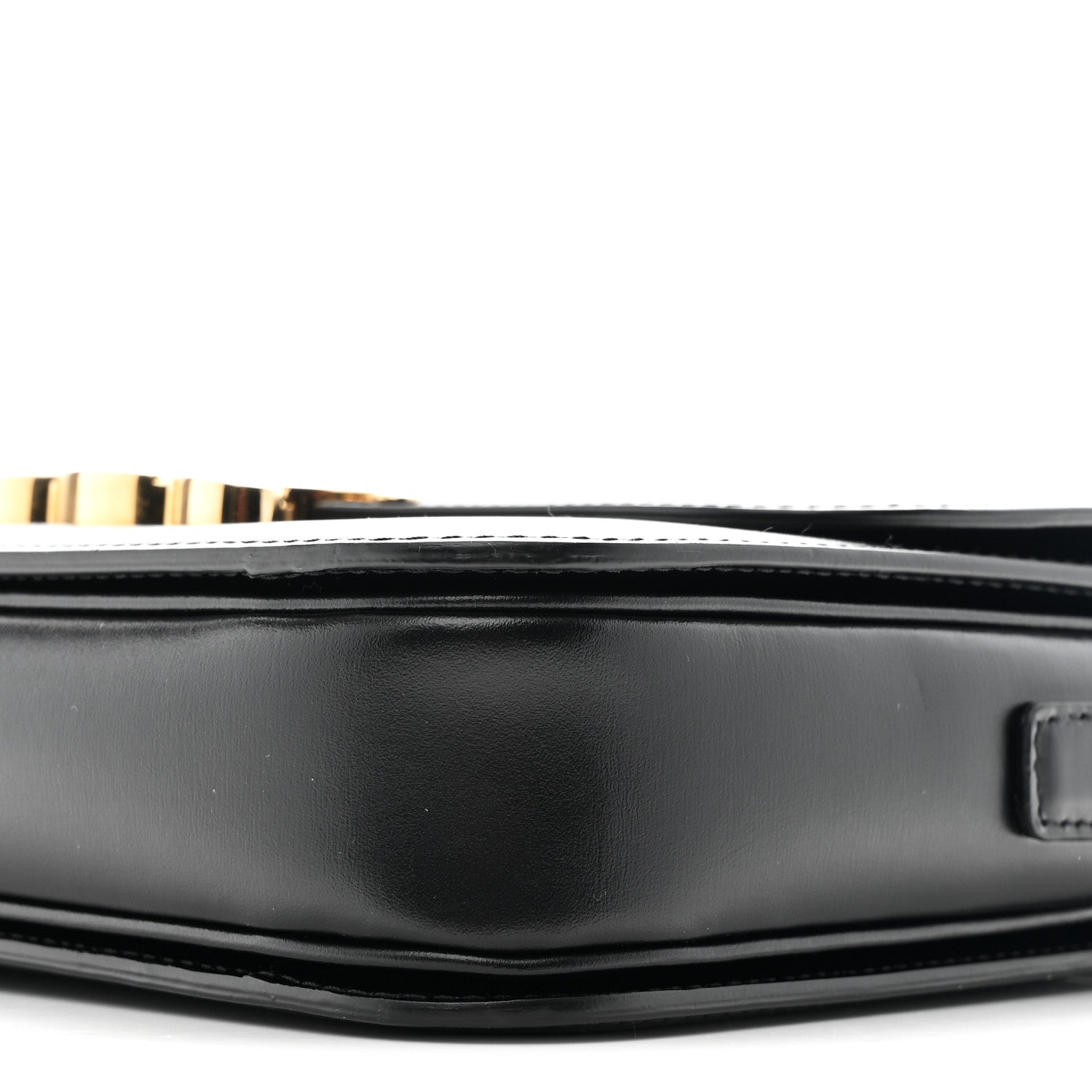 Shiny Calfskin Medium Triomphe Black