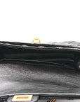 Aged Calfskin Quilted 2.55 Reissue Flap Belt Bag Clutch Black