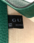 Calfskin Mini Dionysus Shoulder Bag Emerald
