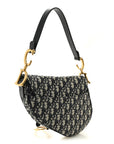 Oblique Saddle Bag Blue
