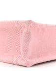 Canvas Embroidered Book Cover Mini Book Tote Pink Green