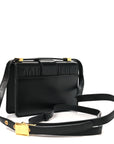 Smooth Calfskin 30 Montaigne Flap Bag Black