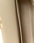 Natural Calfskin Triomphe Shoulder Bag Pampa