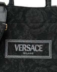 Jacquard Barocco Small Athena Tote Black