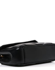 Lambskin Chevron Quilted Small Loulou Black