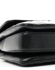 Lambskin Quilted Small Trendy CC Dual Handle Flap Bag Black