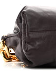 Calfskin The Pouch Chain Grape