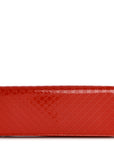 Patent MicroGCCIssima Small Broadway Clutch Red