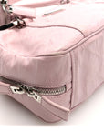 Nappa Antique Small Re-Edition 2001 Two Handle Crossbody Bag Alabastro