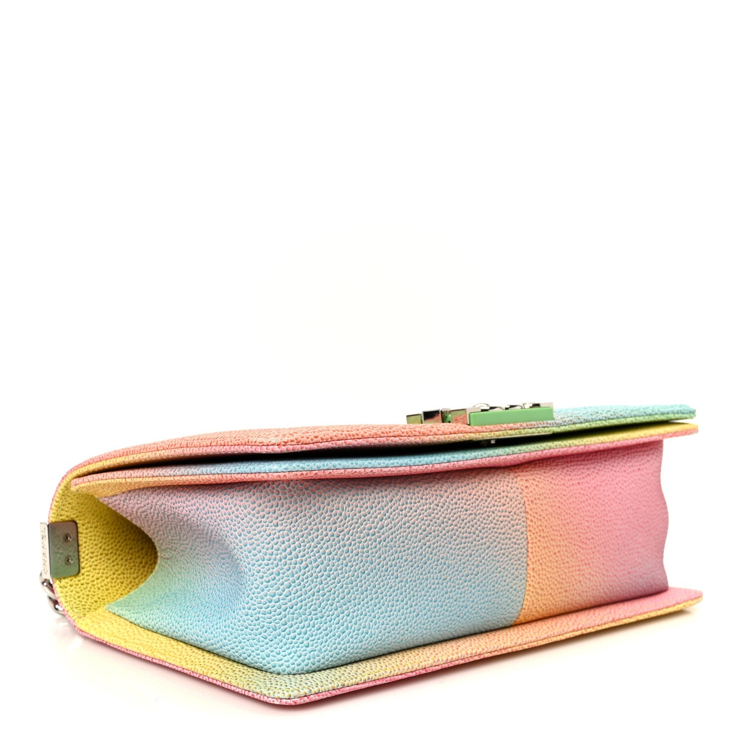 Caviar Quilted Medium Cuba Rainbow Boy Flap Multicolor
