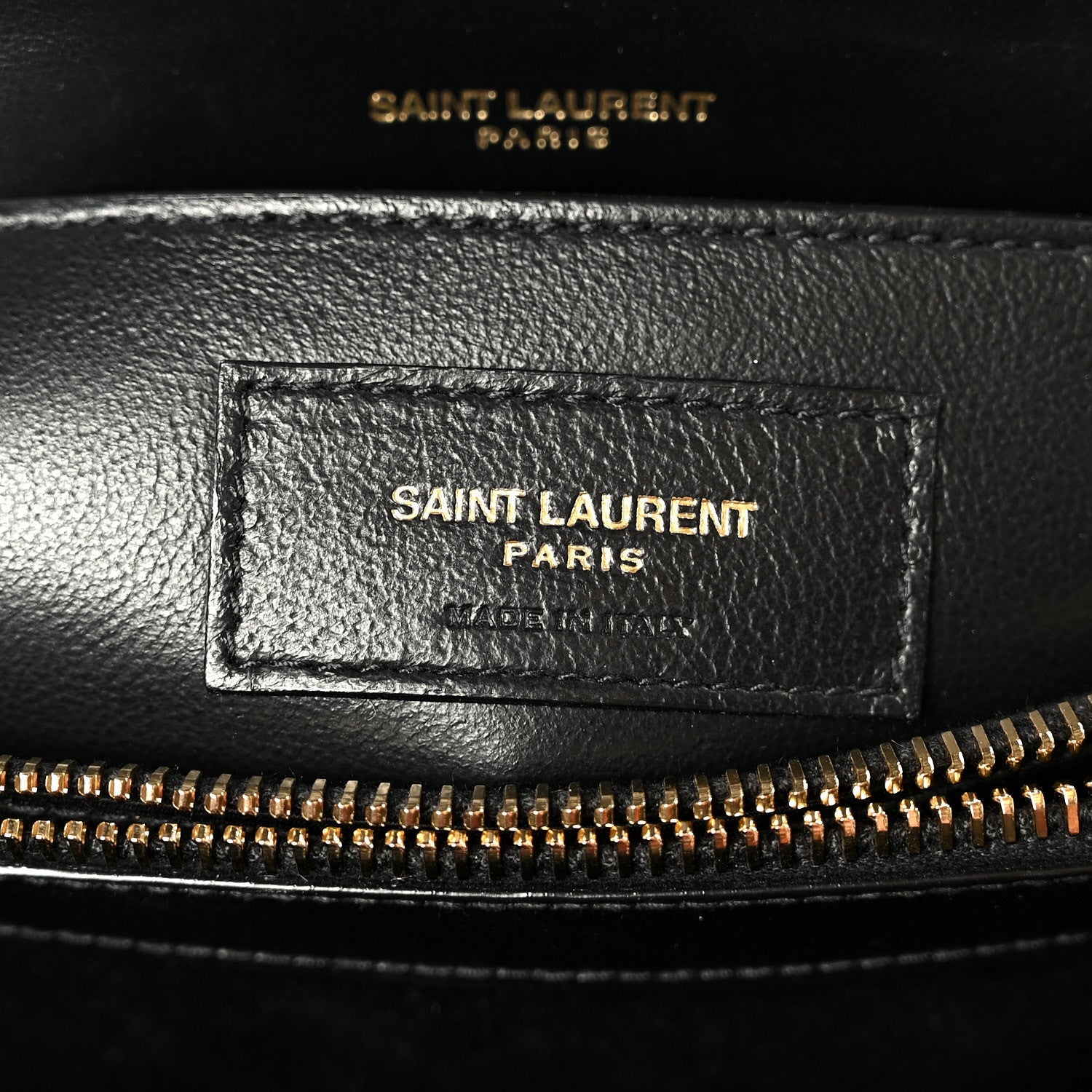 Calfskin Y Quilted Monogram Small Loulou Chain Satchel Black