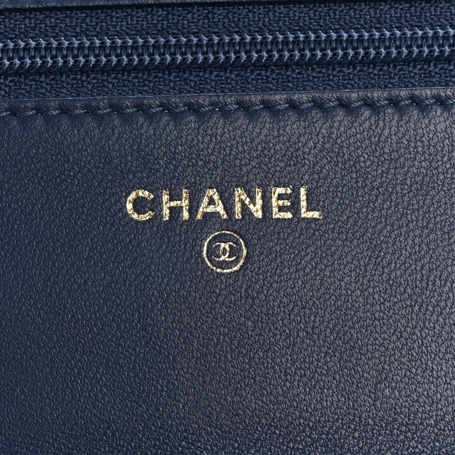Snakeskin Wallet On Chain WOC Blue