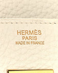 Taurillon Clemence Birkin 30 White