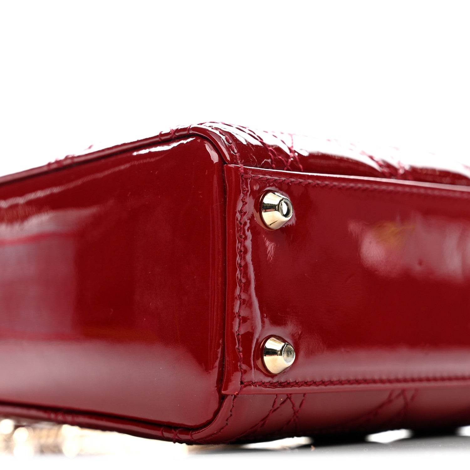 Patent Cannage Mini Lady D1OR Red
