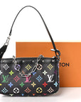 LV X TM Monogram Multicolor Pochette Accessories Black