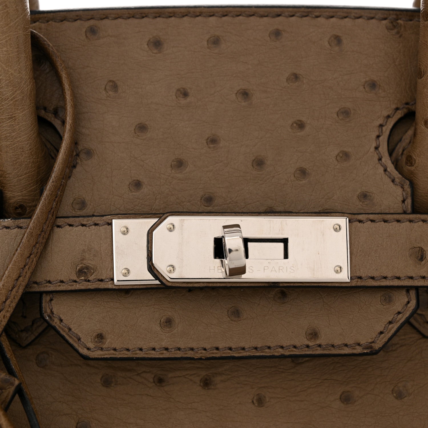 Ostrich Birkin 30 Mousse