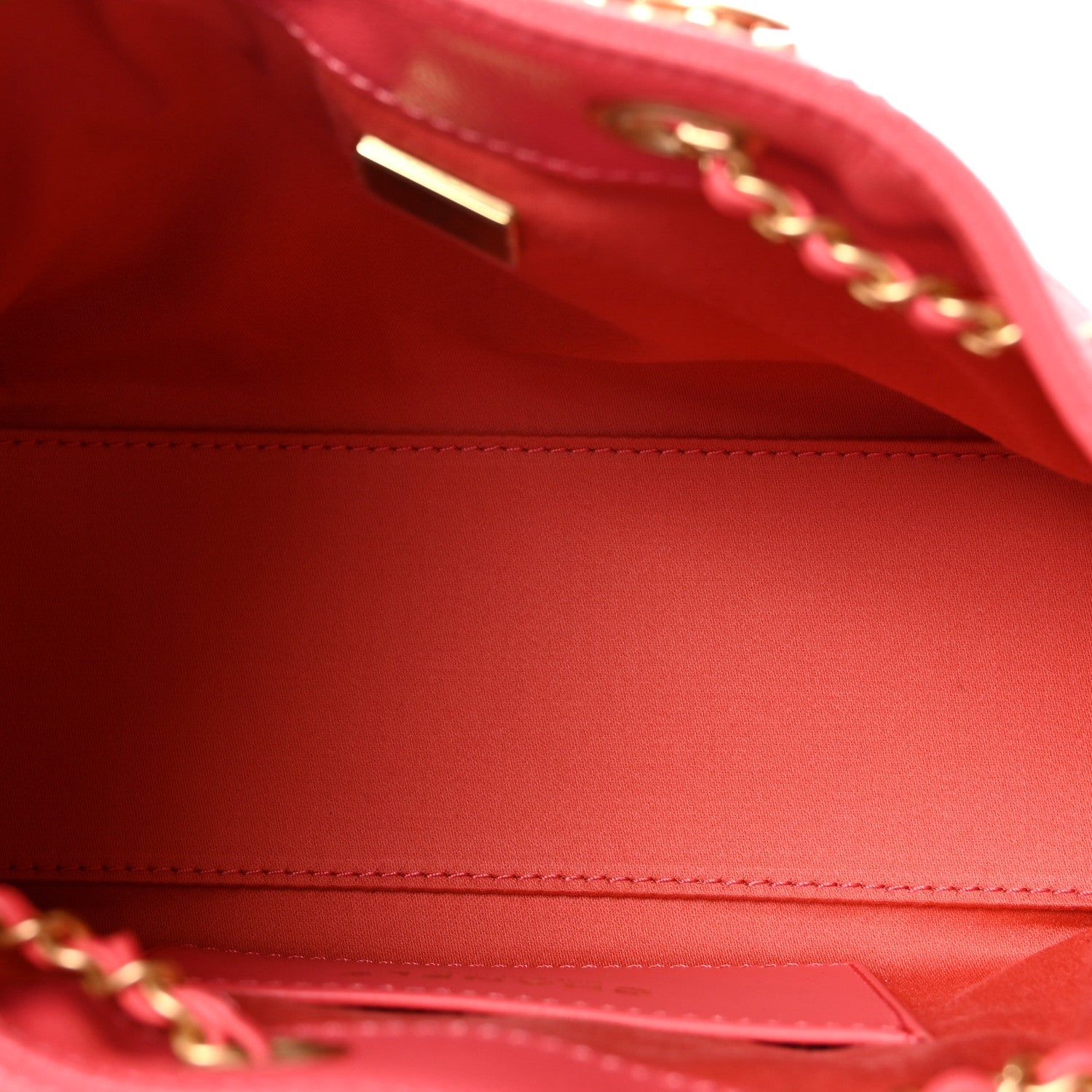 Caviar Quilted Mini CHNL 25 Handbag Coral