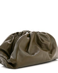 Smooth Butter Calf The Pouch Oversized Clutch Mustard