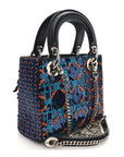 Sequin Lambskin Esprit Tokyo Mini Lady D1OR Blue Multicolor