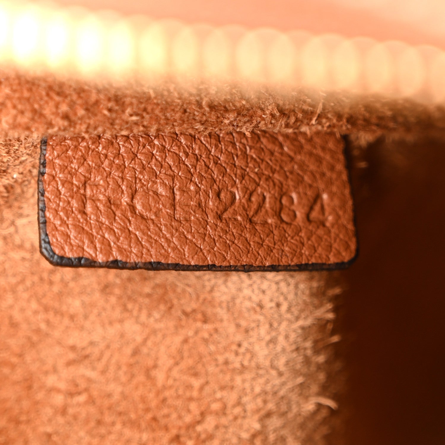 Supple Calfskin Small Triomphe Heloise Shoulder Bag Tan